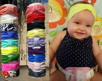 Soft Knot Baby Bows, Baby Headbands, Classic Knot, Baby Girl Turbans, Newborn Bows, Sailor Knots, Toddler Bows, Adults Headbands