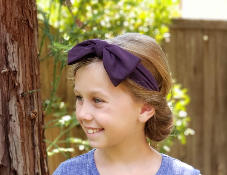 Bows, Soft Stretchy Nylon, Cotton Knit, Classic Knot, Baby Turban