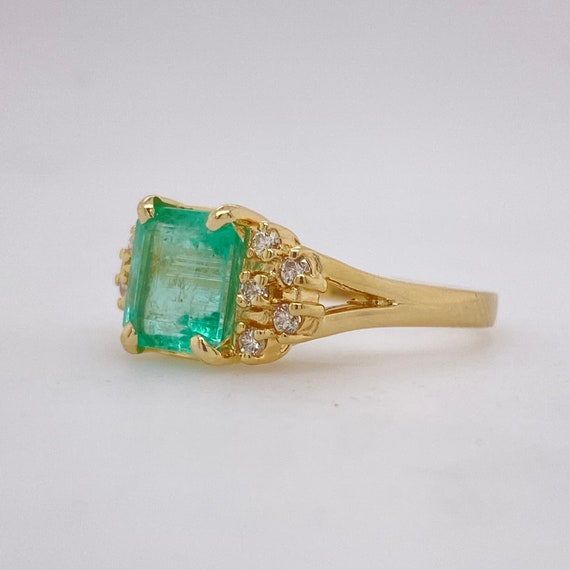 Sea Green Emerald Ring Gem