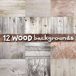 RUSTIC WOOD, Wood Digital Paper, Rustic Wood Paper, Distressed Wood, Wood Backgrounds.