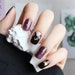 Reyna Rose N056 Galaxy Purple Cartoon Cat |Nail Art|Nail Stickers|Real Nail Polish Strips|Nail Wraps|Manicure|Pedicure 