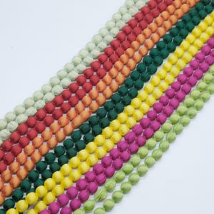 Handmade Elegant Long Silk Beaded Necklace for Women, Colorful & Lightweight Fashion Jewelry, Unique Stylish Silk Bead Statement Piece