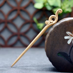 Handmade Wooden Simple Hair Sticks for Buns, Wooden One Prong Hair Forks, Wooden Minimalist Hair Hair Accessories, Gift for Her, Mom Grandma
