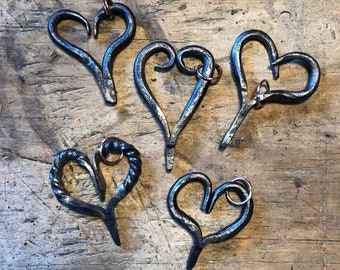 Hand-forged heart