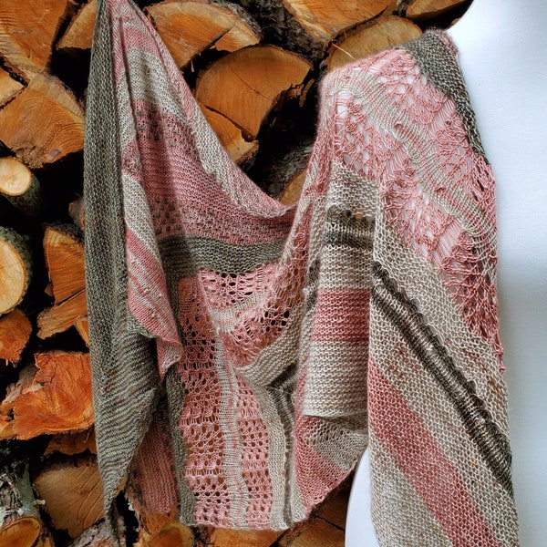 Ashbrook Shawl - Knitting Pattern PDF