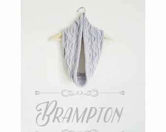 Brampton Cowl Knitting Pattern PDF
