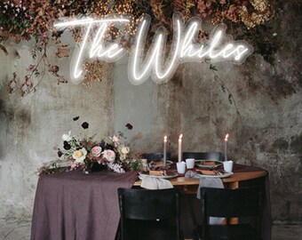 Custom Wedding party decoration | Neon light Sign for wedding events | Customize Family Sign | Neon Signs for | Personalized Gifts For Girl