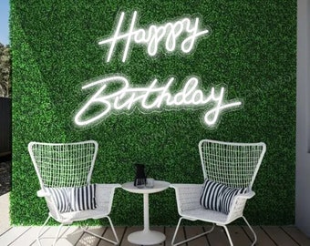 Custom Happy Birthday Neon Sign Neon light Sign for Birthday Decor Customize Family Sign Personalized Gifts For Girl
