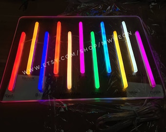 Custom Color Board Semple Neon Sign, Birthday Gift, Personalized Gifts, Valentine’s Day Gift For Him, LED Sign Neon Light, Bedroom Neon Sign