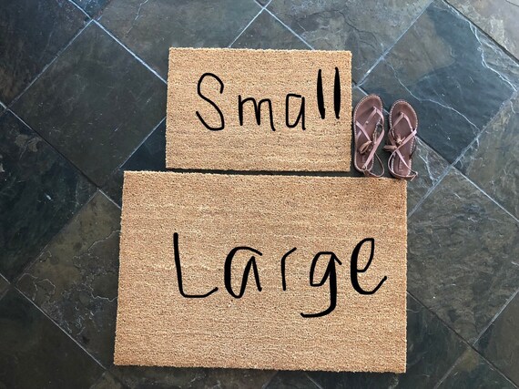 Custom Made Star Wars Yoda Door Mat Personalized Doormat 2 Sizes House Warming Gift Coir Doormat