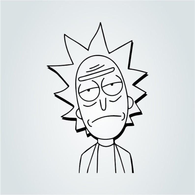 Free Free 107 Rick And Morty Layered Svg SVG PNG EPS DXF File