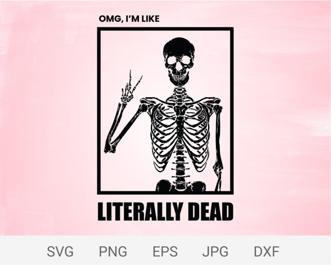 OMG I'm Like Literally Dead Sweatshirt main image 1