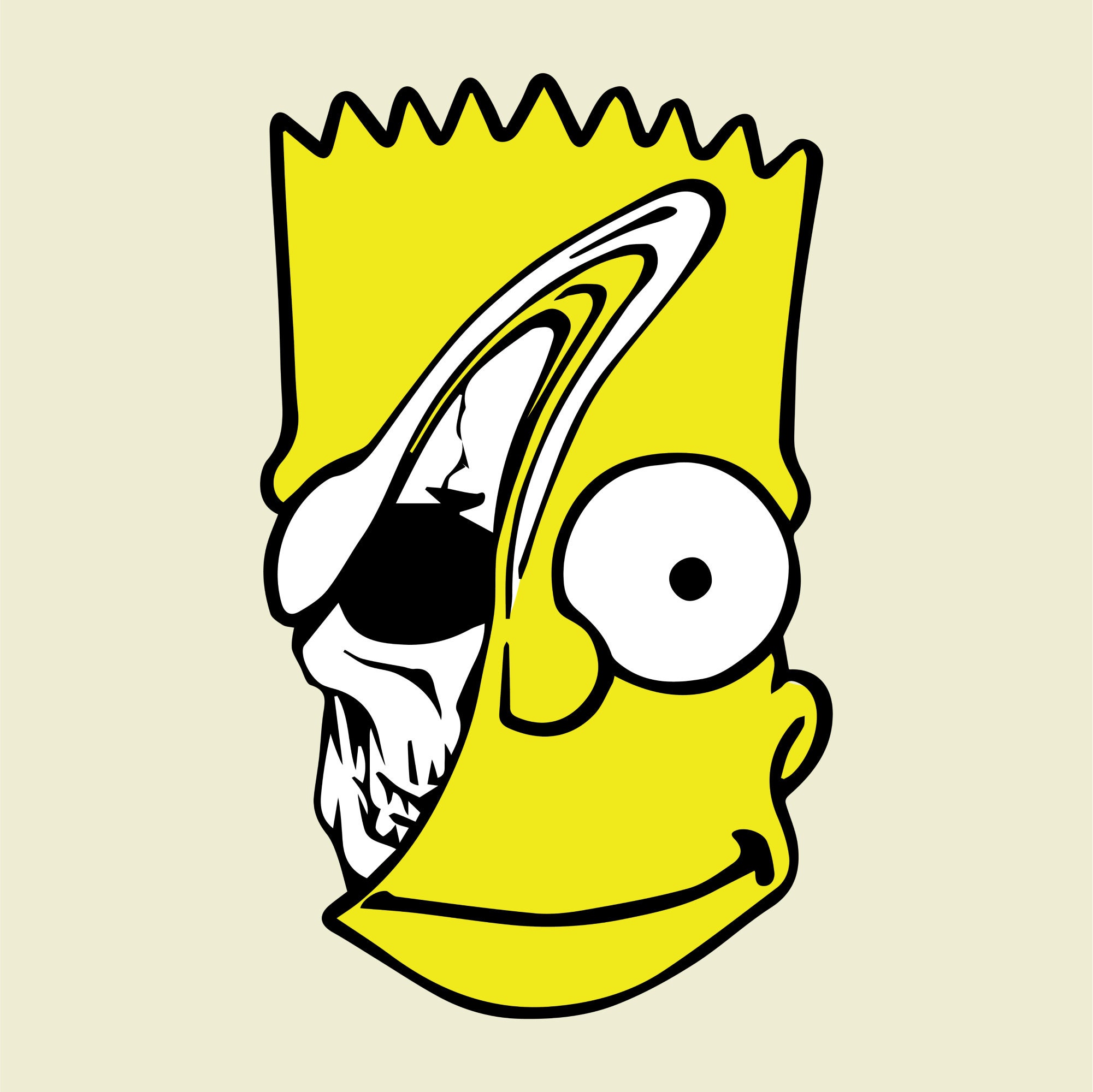 bart and lisa simpson skeleton shirt