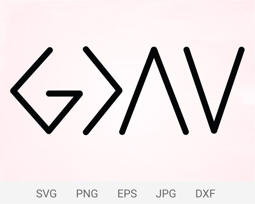 God is Greater Than the Highs and Lows Svg, Christian Svg, God is Greater Png, Religious Svg