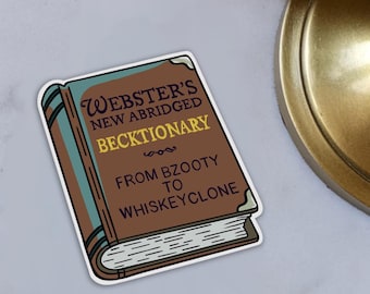 Becktionary (Futurama) Vinyl Sticker