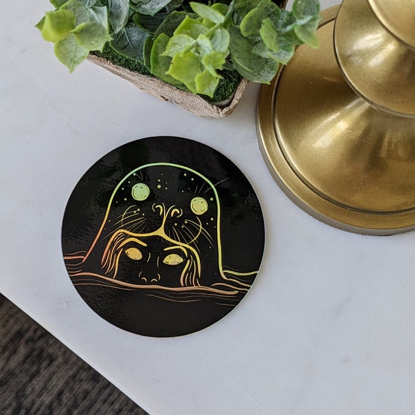 Holographic Selkie Vinyl Sticker