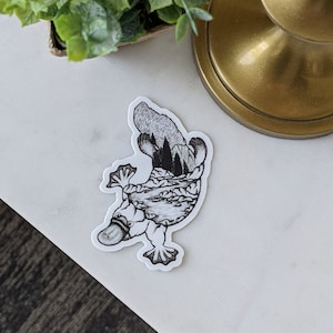 Platypus Vinyl Sticker