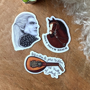 Witcher Vinyl Sticker Collection - Bundle of 3
