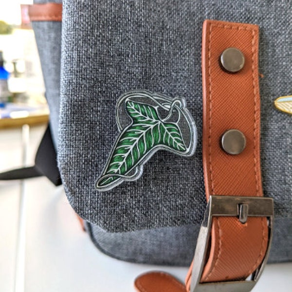 Lothlorien Leaf (LOTR) Acrylic Pin