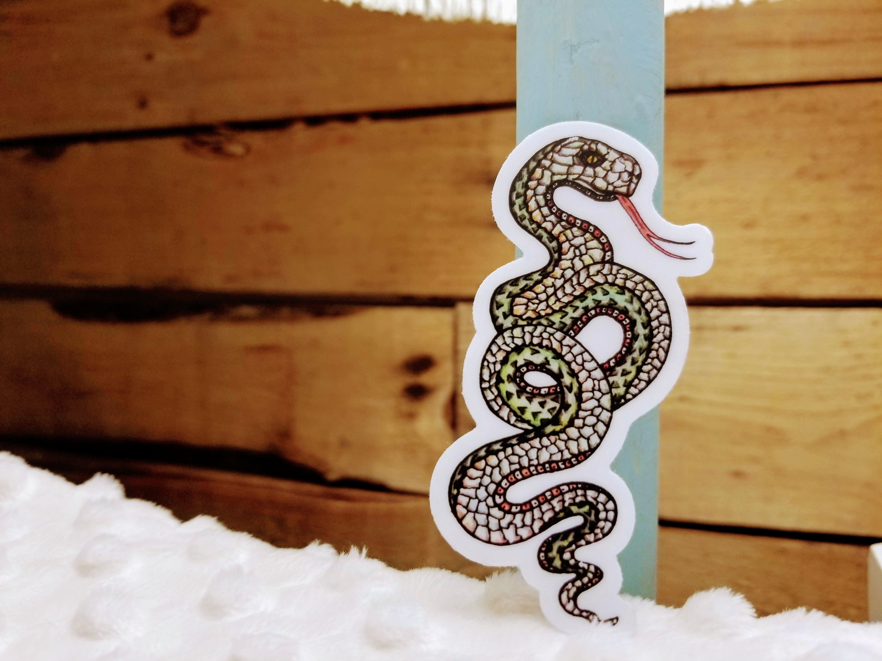 Snake Vinyl Sticker - Etsy