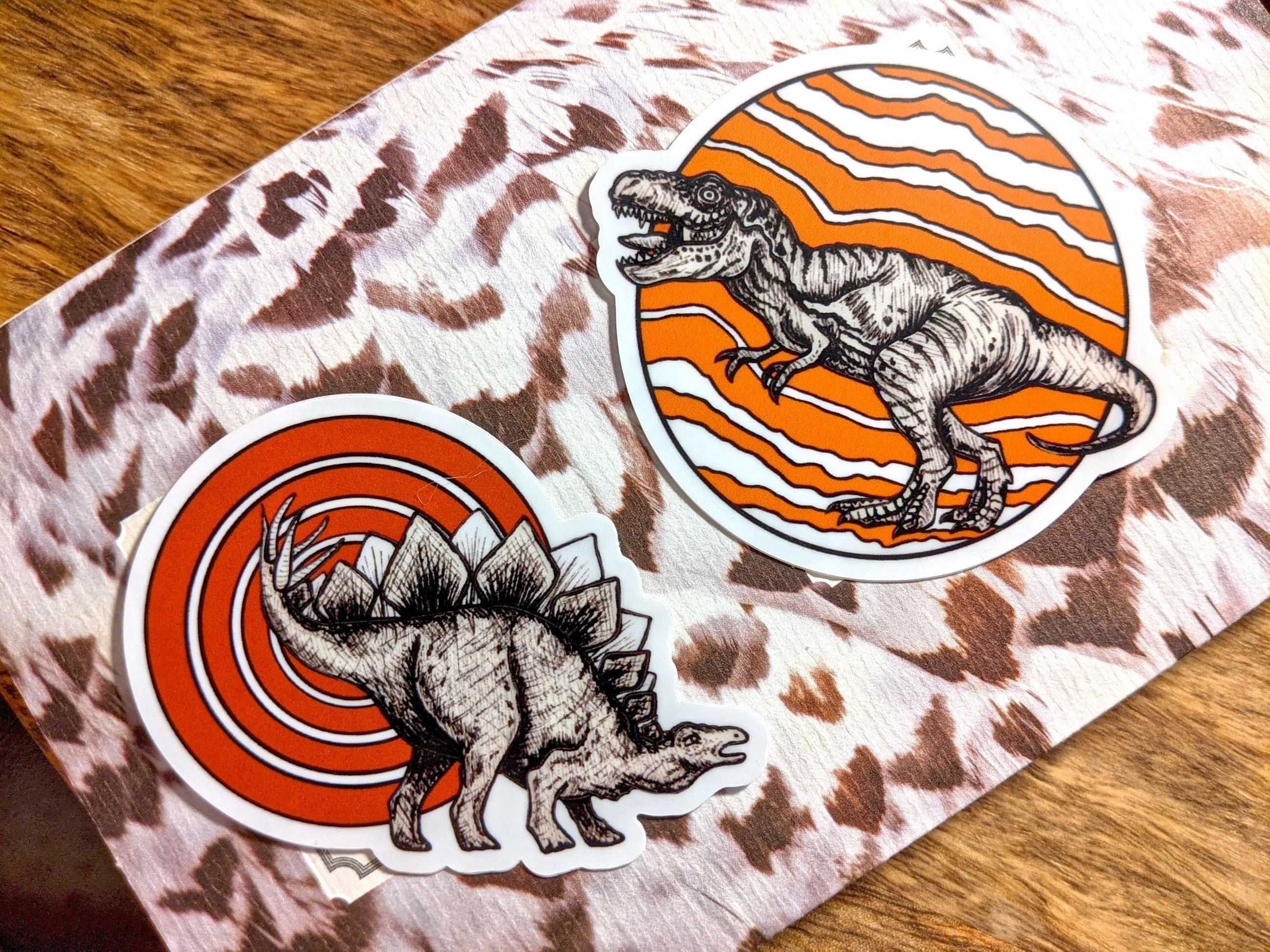 Dinosaur Vinyl Sticker Collection 1 Bundle of 2 Etsy UK