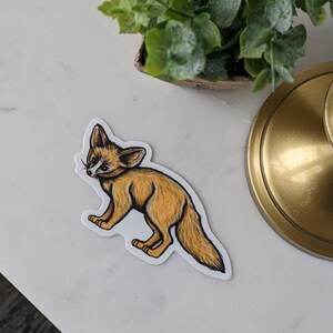Fennec Fox Vinyl Sticker