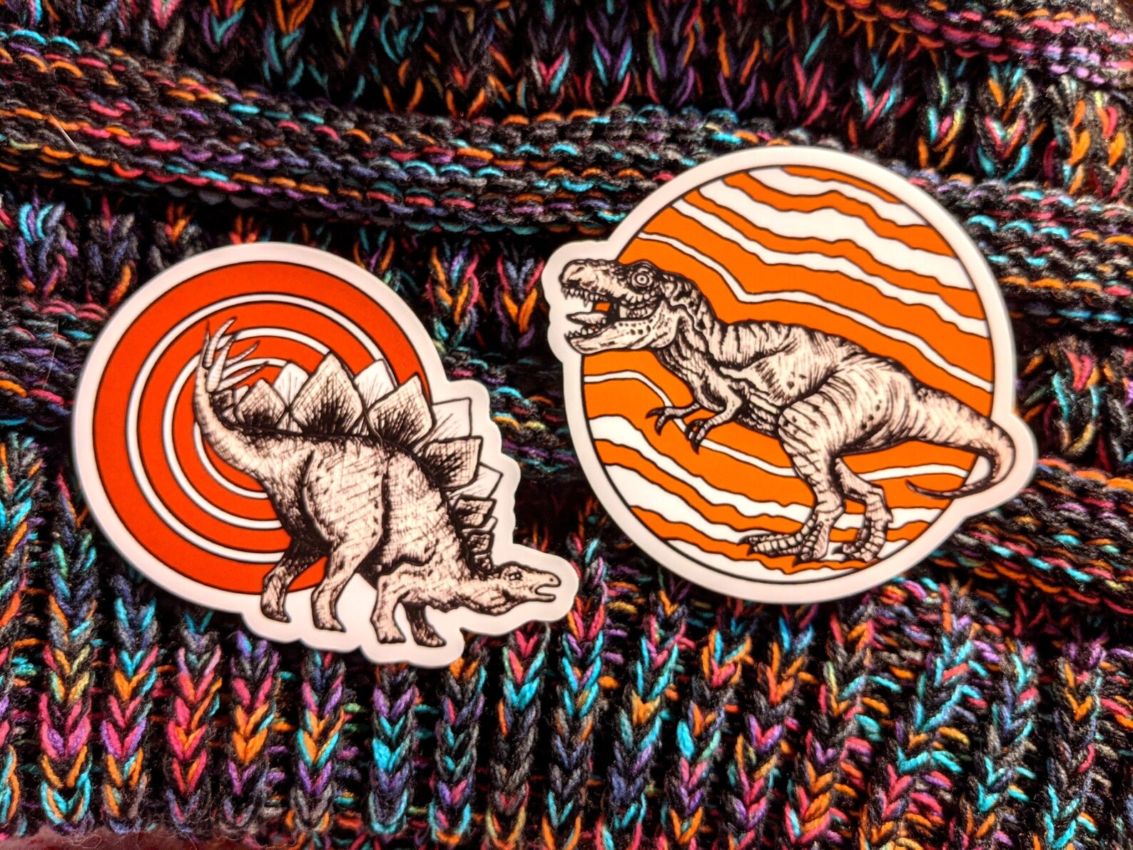 Dinosaur Vinyl Sticker Collection 1 Bundle of 2 Etsy UK