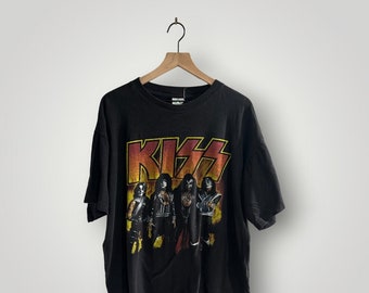 Vintage Style KISS Alive Worldwide Tour T-shirt 1996-1997 Rock