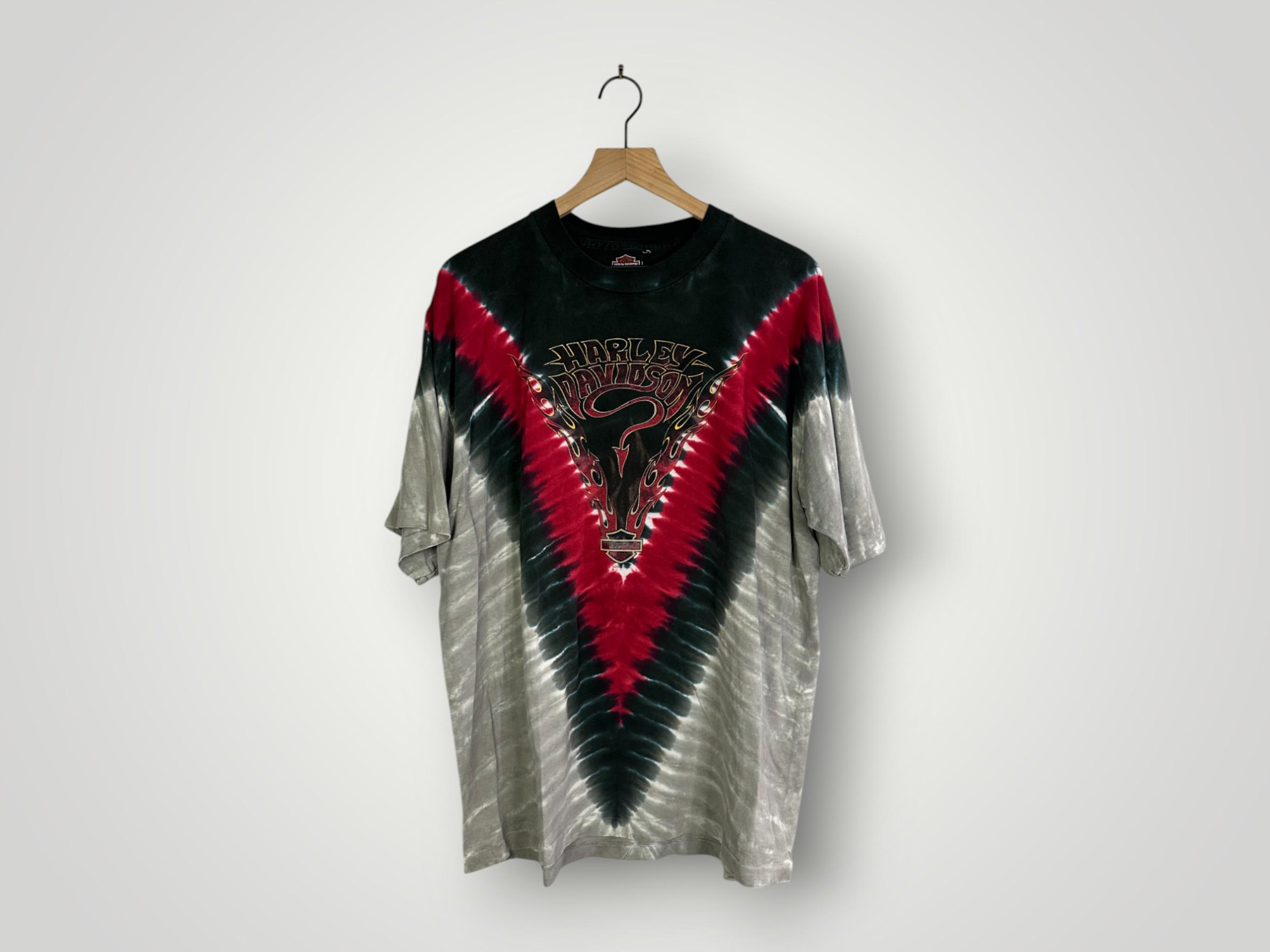 Tie Dye Harley Shirt - Etsy