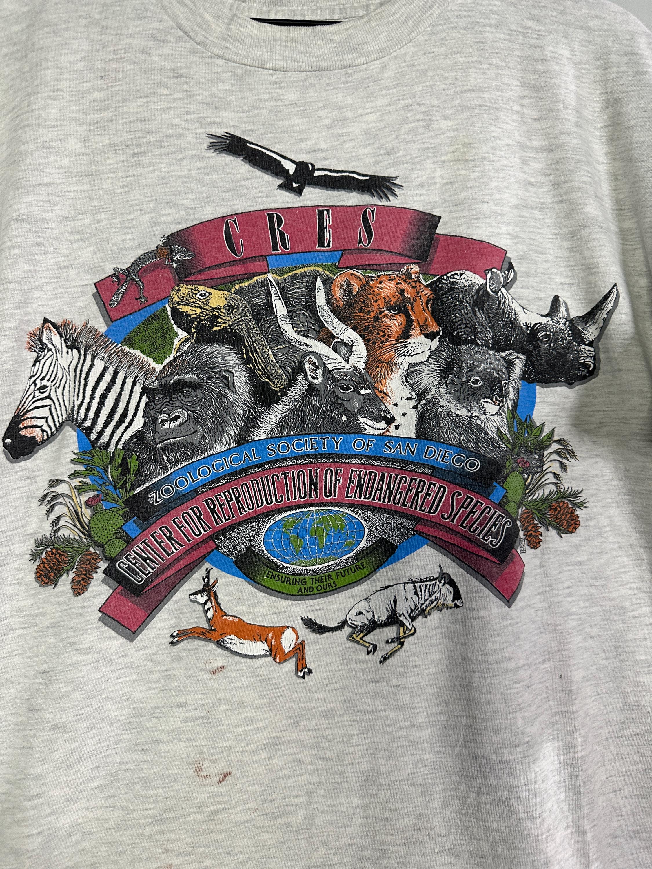 VINTAGE 90's San Diego Zoo Shirt - Etsy