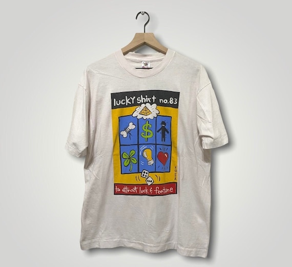 VINTAGE 90's Sally Davies Lucky Shirt - image 1