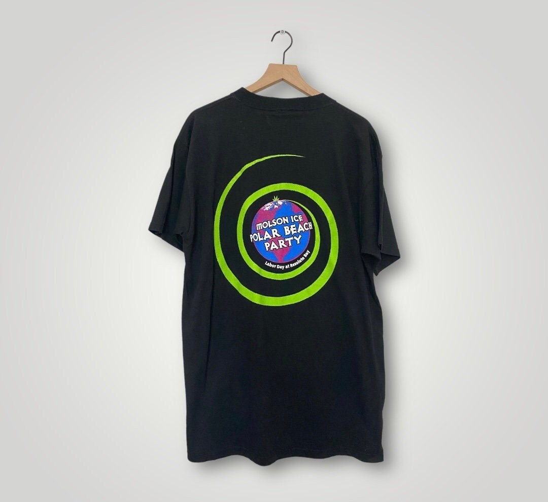 BALAFRE Chemise Vintage Années 90s 100% Soie Psyche Design Rock Old