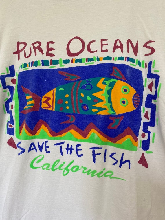 VINTAGE 90's Fish Shirt - image 2