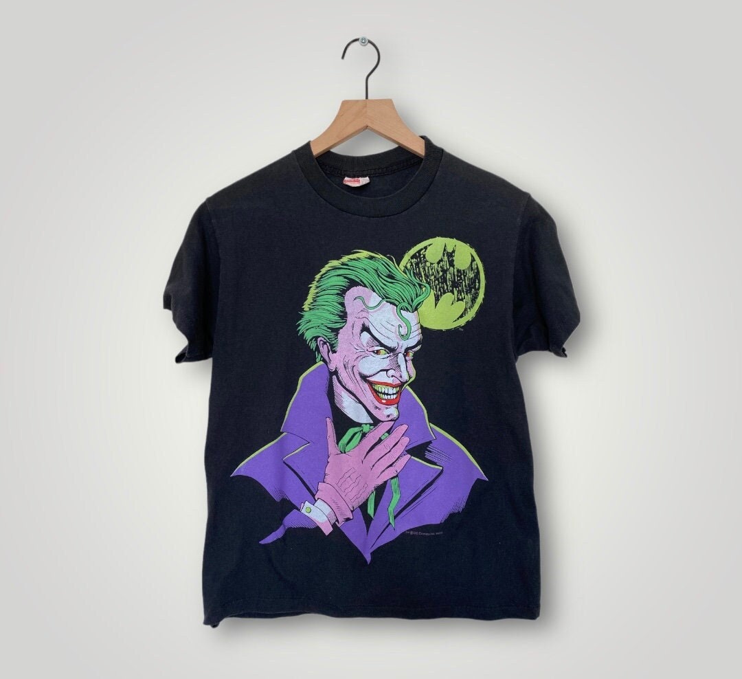 80s Joker Shirt - Etsy 80s Joker Shirt - Etsy