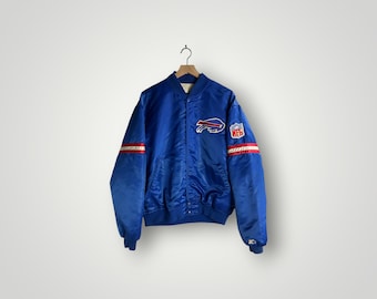VINTAGE 90's Buffalo Bills Satin Jacket
