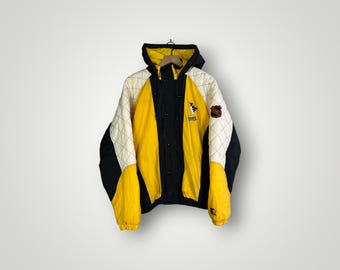 Chaqueta acolchada vintage de los Pittsburgh Penguins de los años 90