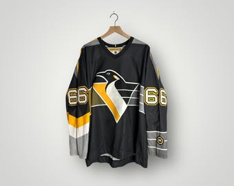 Camiseta clásica de la NHL de los Pittsburgh Penguins Robo de los años 90