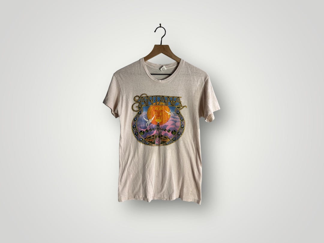 VINTAGE '79 Santana Band Shirt - Etsy Canada
