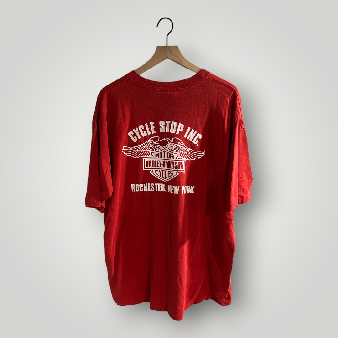 VINTAGE '90 Harley Davidson Shirt - Etsy