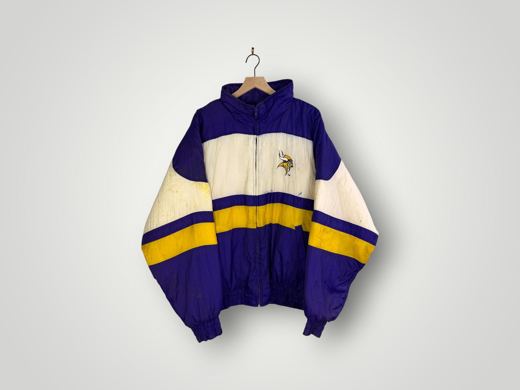 Veste Starter Minnesota Vikings – Vintage 80’s, Taille L, Homme, Violette