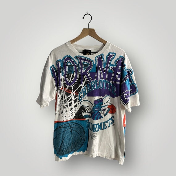 Vtg charlotte hornets leather - Gem
