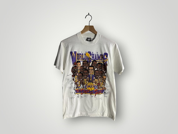 VINTAGE '87 Los Angeles Lakers Caricature Shirt