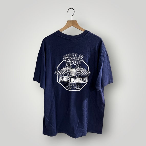 VINTAGE '90 Harley Davidson Shirt - Etsy
