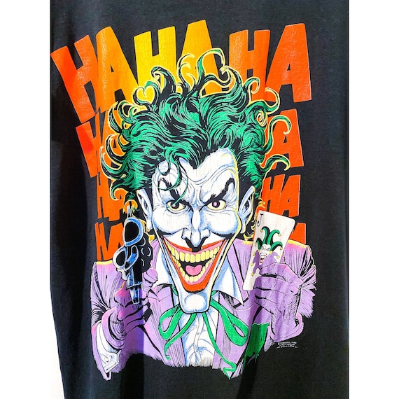 VINTAGE 80's Joker Shirt - Etsy VINTAGE 80's Joker Shirt - Etsy