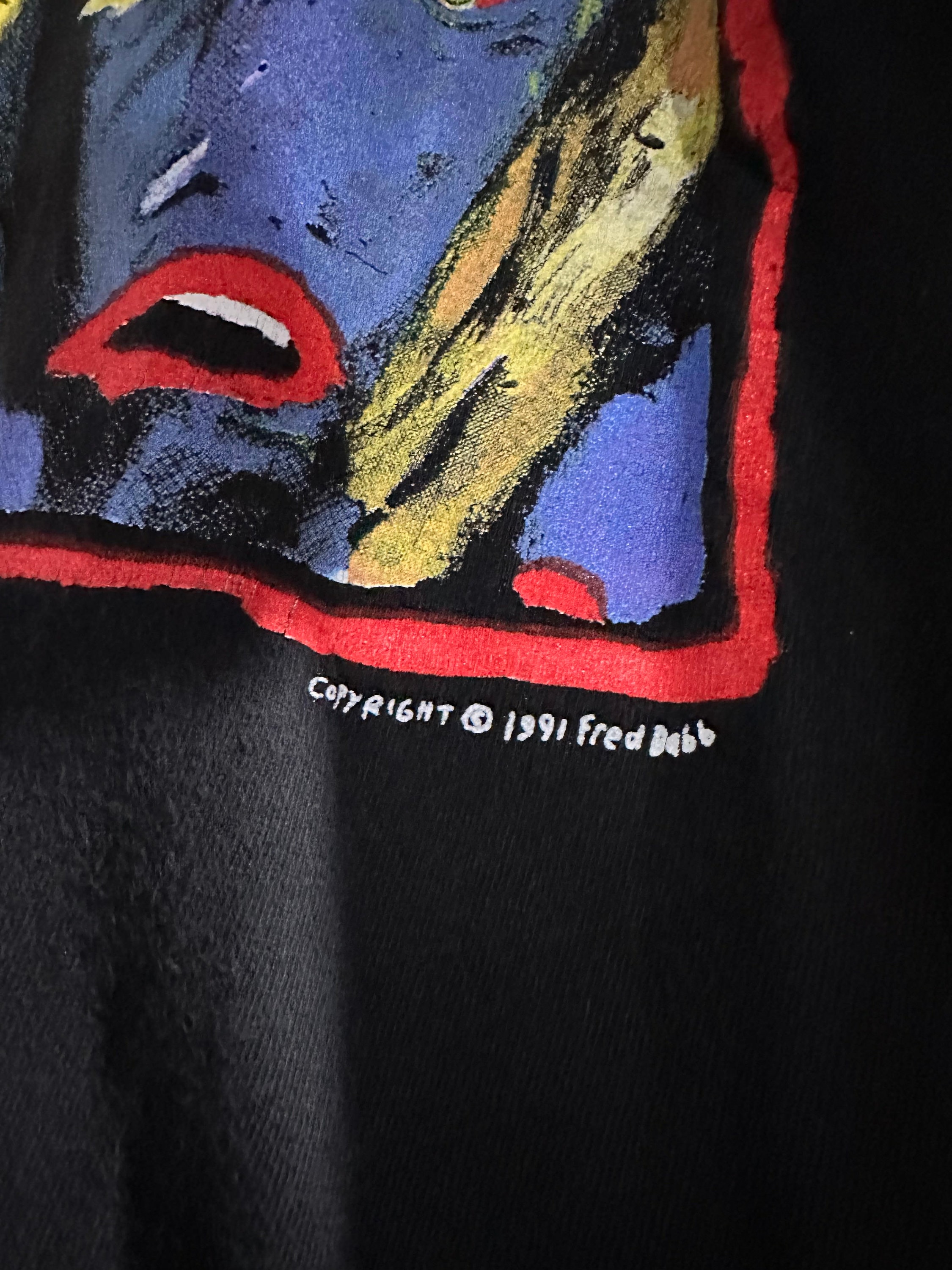 VINTAGE '91 Fred Babb Art Shirt - Etsy