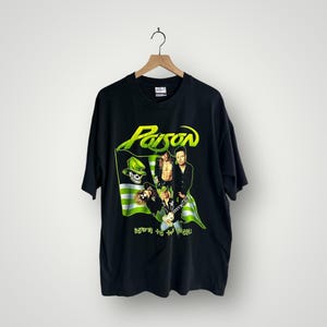 VINTAGE &#39;00 Poison Band Shirt