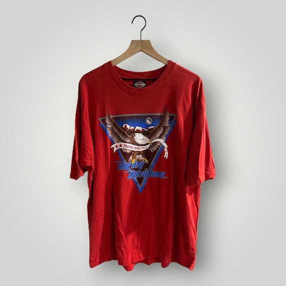 VINTAGE '90 Harley Davidson Shirt - Etsy