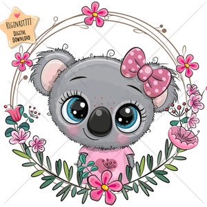 Cute Koala Png Digital Download Clipart Sublimation Design Etsy Cute Koala Png Digital Download Clipart Sublimation Design Etsy