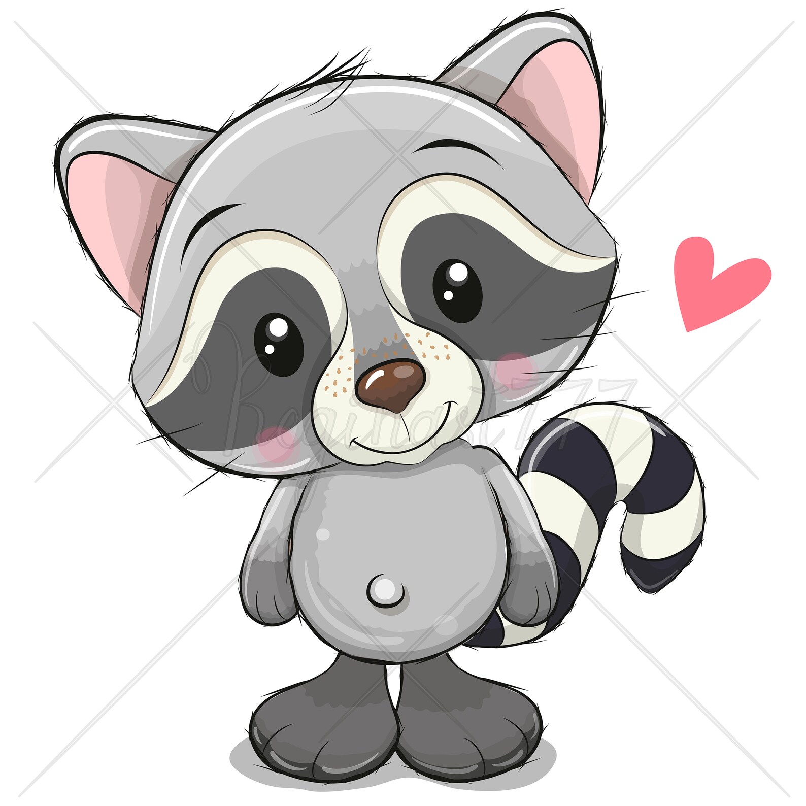 Süße Tiere ClipArt Set von 10 handgezeichnet 300 PNG-Dateien | Etsy