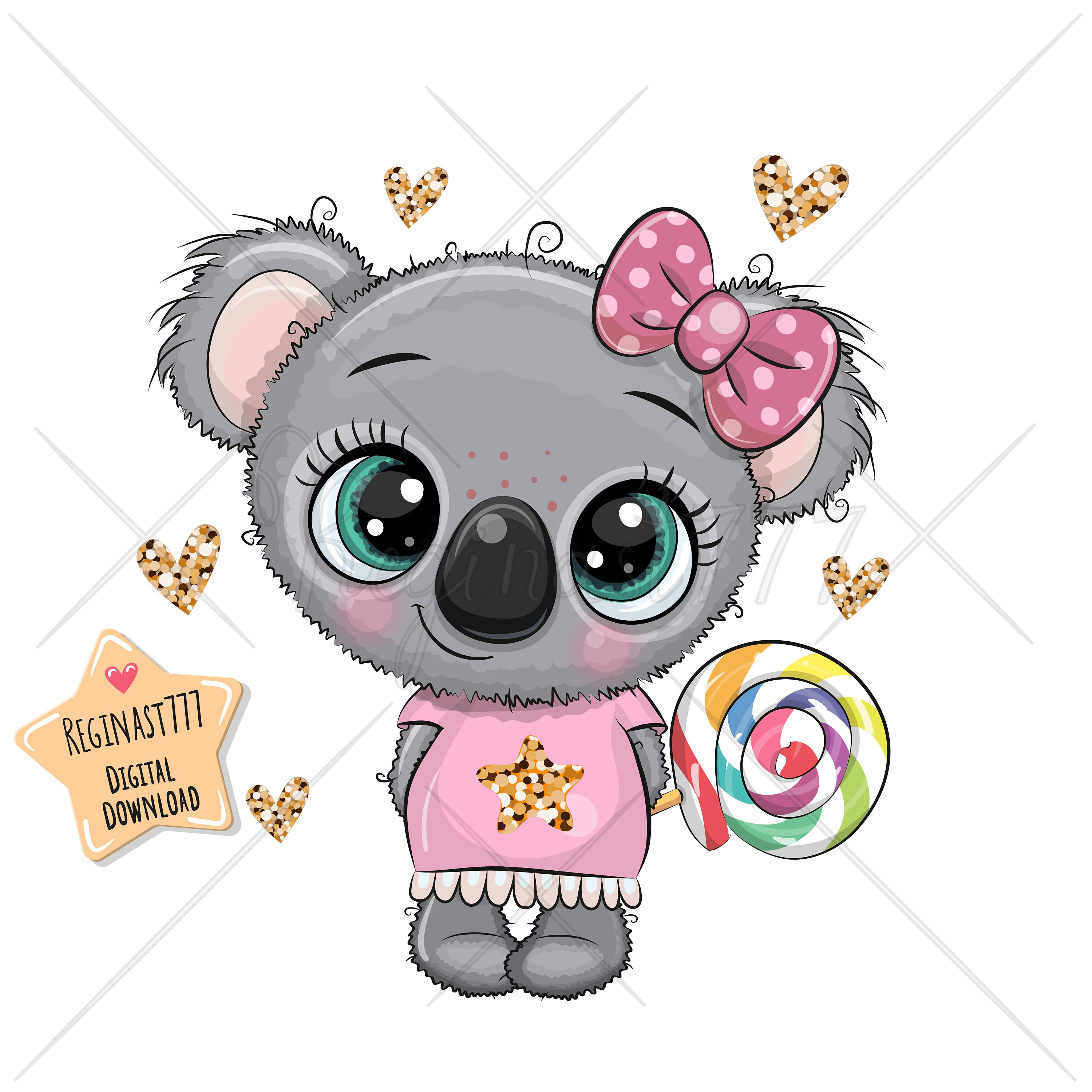 Download Koala Clipart Koala Digital Paper Rainbow Svg Koala Svg Rainbow Seamless Pattern Nursery Posters Kids Clipart Cute Koala Png Commercial Use Drawing Illustration Art Collectibles Kromasol Com